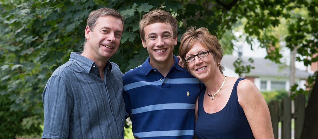 Ambassador Aaron with his family.